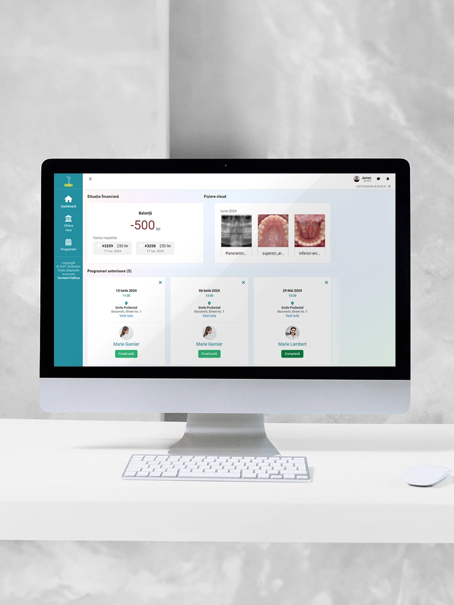Patient App software application feature