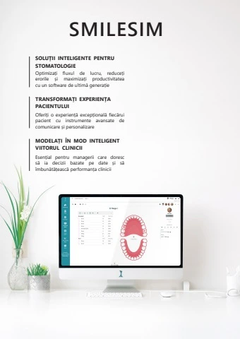 SmileSIM Magazine Cover - Discover the essential features for clinic organization and workflow optimization, improving patient satisfaction.
